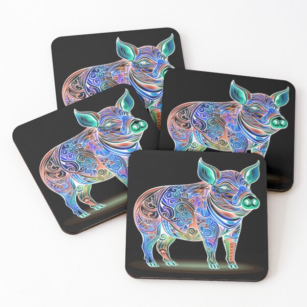 Item preview, Mandala Animal  Art  Dark night Clothing and Decor Colletion designed and sold by Sitred123.