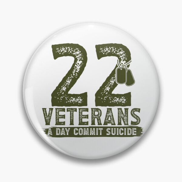Item preview, 22 Veterans A Day Veteran Suicide Awareness 22 A Day Gear designed and sold by DynamicDesign.