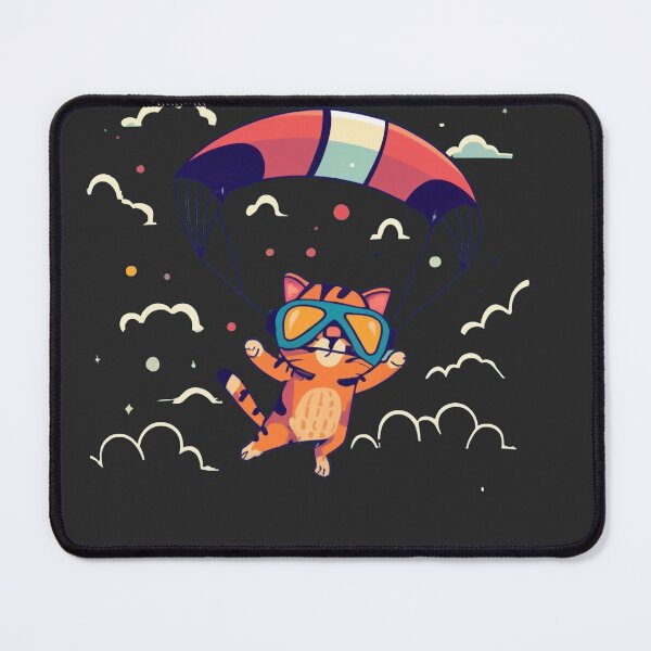 Item preview, Adventurous Feline in Freefall designed and sold by JAMESAMORN.