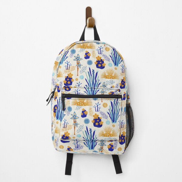 Item preview, Otherworldly Botanicals - Blue light abstract sea life design designed and sold by anzelas.