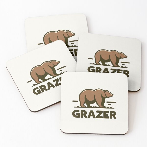 Item preview, Grazer - The Contented Bear designed and sold by Retro Travel Design.