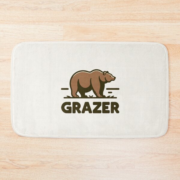 Item preview, Grazer - The Contented Bear designed and sold by Retro Travel Design.
