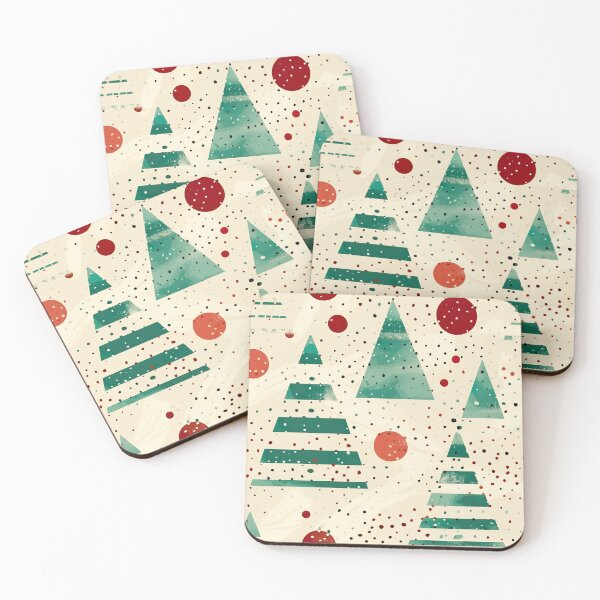 Item preview, Abstract Christmas Tiled Pattern designed and sold by Yogimeister.