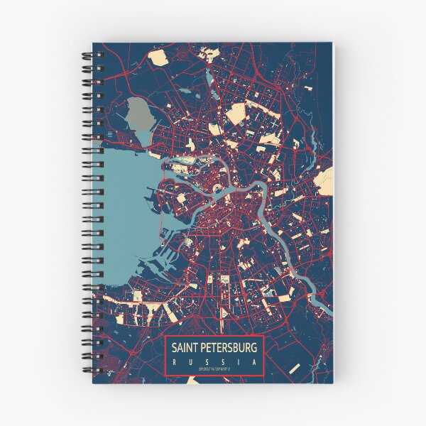 Item preview, Saint Petersburg City Map of Russia - Hope designed and sold by deMAP.