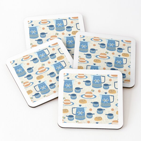 Item preview, Swedish Fika - Time for a Break, With Flag designed and sold by anzelas.