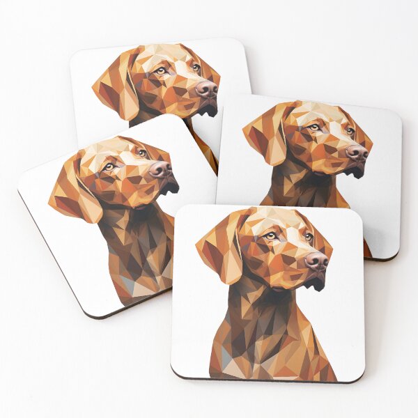 Item preview, Geometric Vizsla designed and sold by GoatAndCamel.