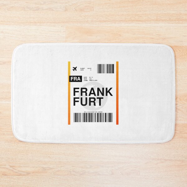 Item preview, Frankfurt Boarding Pass designed and sold by RabbitK.