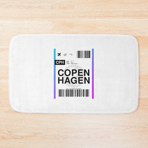 Item preview, Copenhagen Boarding Pass designed and sold by RabbitK.
