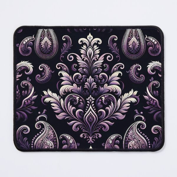 Item preview, Black & Purple Paisley Pattern designed and sold by NeatSplash.
