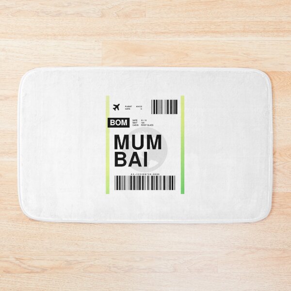 Item preview, Mumbai Boarding Pass designed and sold by RabbitK.