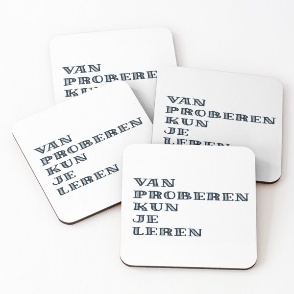 Item preview, Van proberen kun je leren designed and sold by trudette.