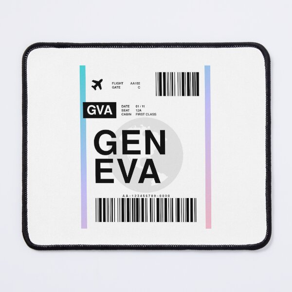 Item preview, Geneva Boarding Pass designed and sold by RabbitK.