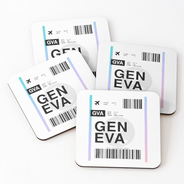 Item preview, Geneva Boarding Pass designed and sold by RabbitK.