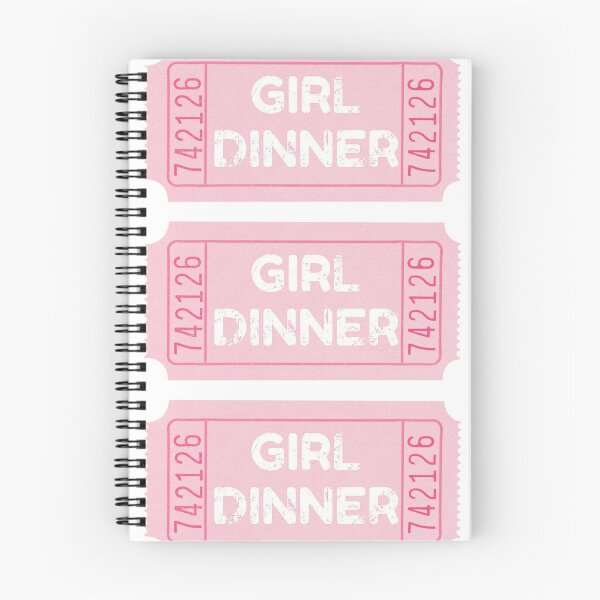 Item preview, Preppy Pink Girl Dinner Tickets designed and sold by clmstudio.