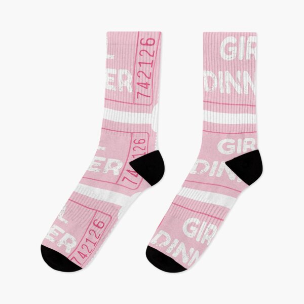 Item preview, Preppy Pink Girl Dinner Tickets designed and sold by clmstudio.