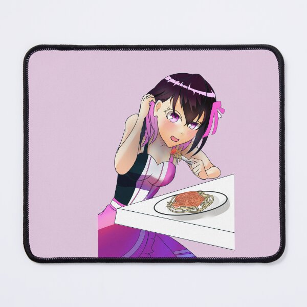Item preview, Hololive Azki eating spaghetti designed and sold by Simorgh11.