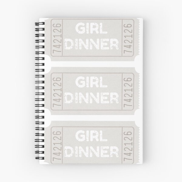 Item preview, Trendy Neutral Beige Girl Dinner Tickets designed and sold by clmstudio.
