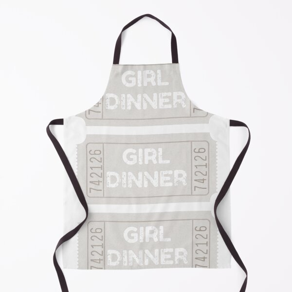 Item preview, Trendy Neutral Beige Girl Dinner Tickets designed and sold by clmstudio.