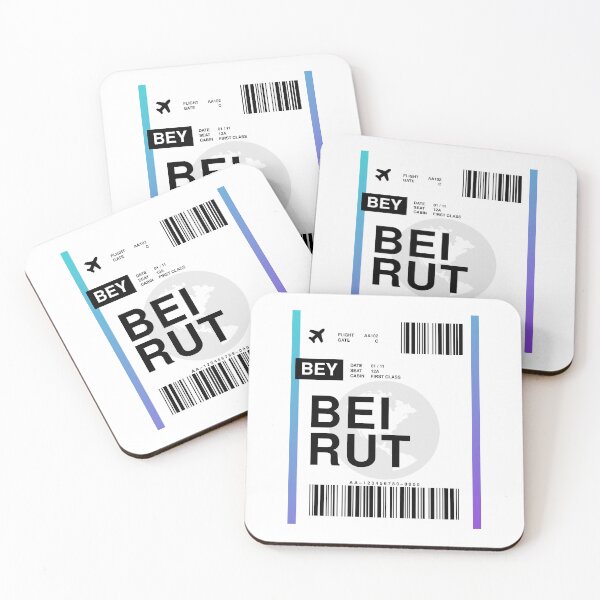 Artikelvorschau, Bordkarte für Beirut entworfen und verkauft von RabbitK.