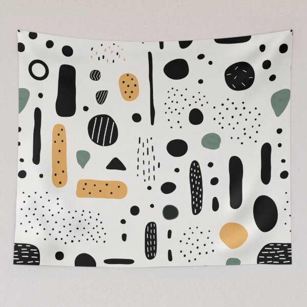 Item preview, A pattern seamless doodle is colorful and minimal style digital art. designed and sold by MaiKaze.