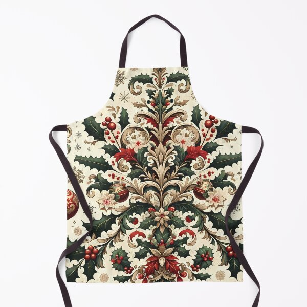 Item preview, Christmas Damask Pattern designed and sold by NeatSplash.