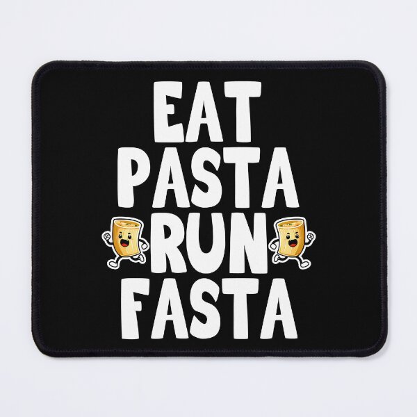 Item preview, Eat Pasta Run Faster, Eat Pasta Run Fasta, Funny Pasta designed and sold by Porcupine Tees ⭐⭐⭐⭐⭐.