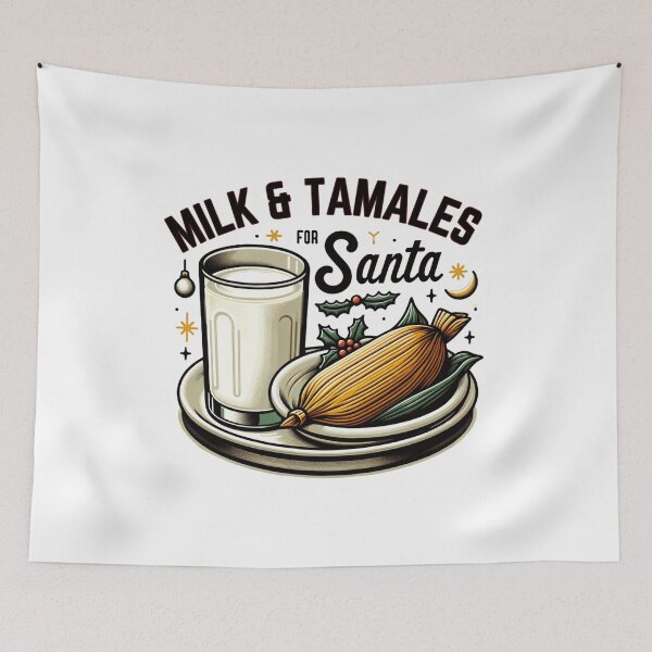 Item preview, Milk & Tamales For Santa Christmas designed and sold by BeansHotTees.