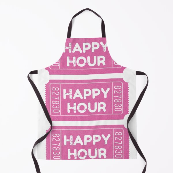 Item preview, Preppy Hot Pink Happy Hour Tickets designed and sold by clmstudio.