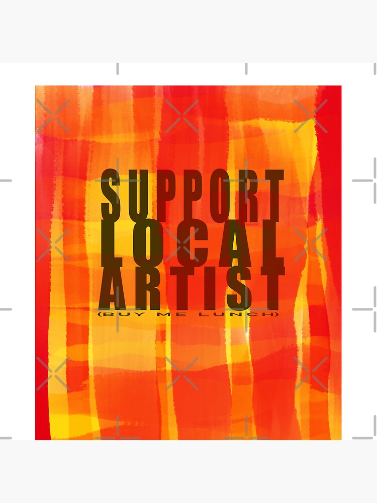 Thumbnail 3 of 3, Pin, SUPPORT LOCAL ARTIST designed and sold by gWebberArts.