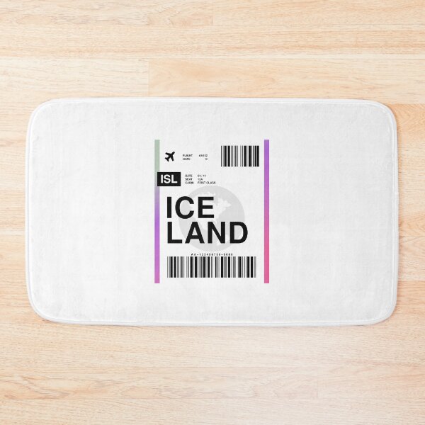 Item preview, Iceland Boarding Pass designed and sold by RabbitK.