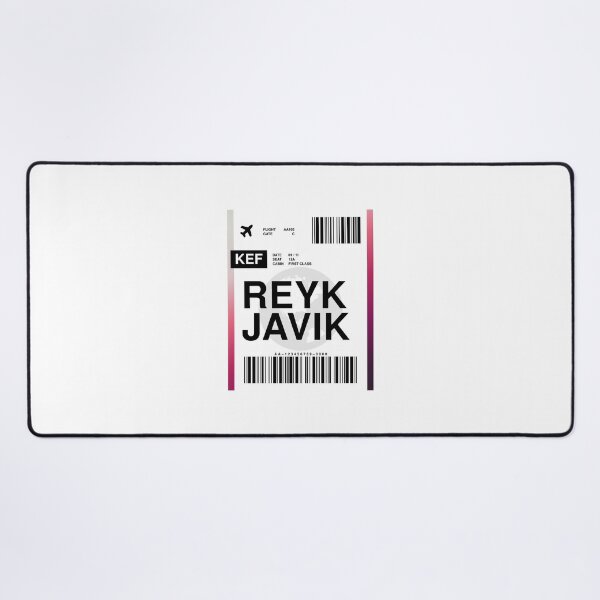 Item preview, Reykjavik Boarding Pass designed and sold by RabbitK.