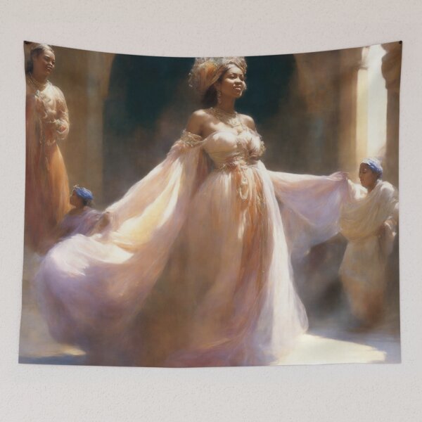 Item preview, The African Queen walks among her subjects designed and sold by Good Candy.