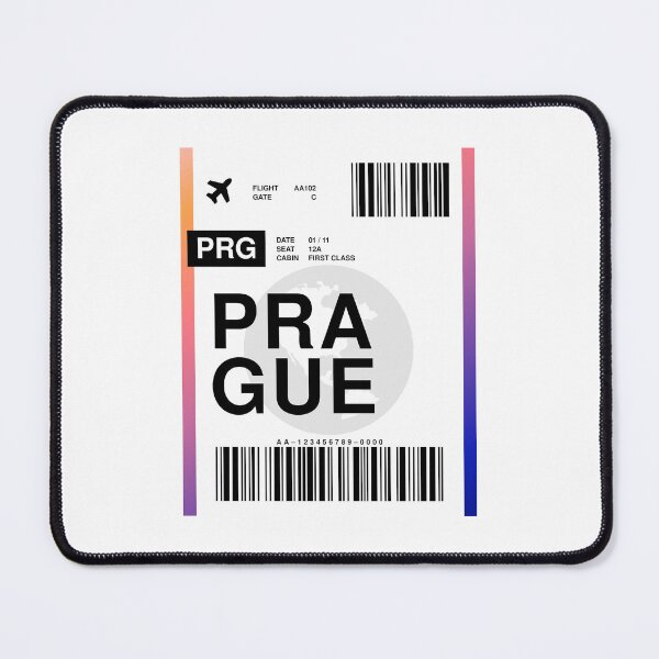 Item preview, Prague Boarding Pass designed and sold by RabbitK.