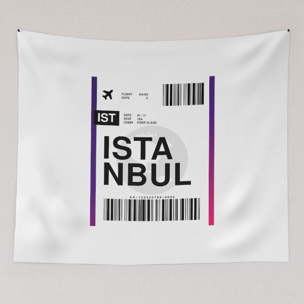 Item preview, Istanbul Boarding Pass designed and sold by RabbitK.