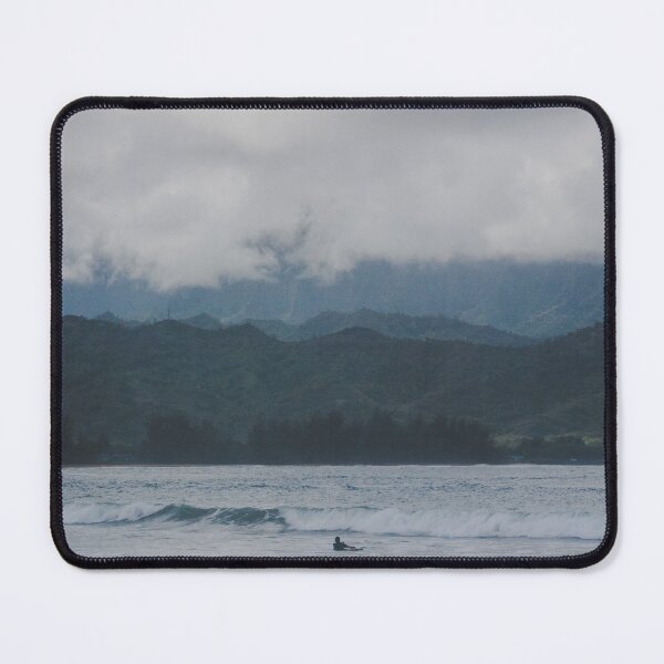 Item preview, Lone Surfer - Hanalei Bay - Kauai, Hawaii designed and sold by MeganMatsuoka.