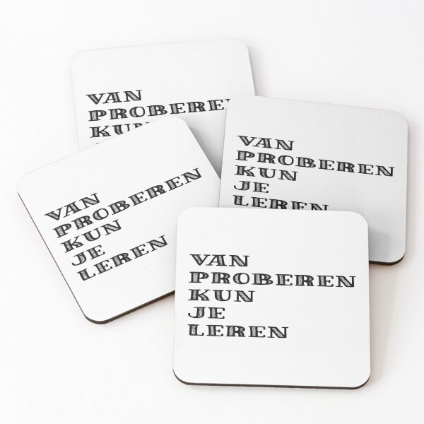 Item preview,  of  Van proberen kun je leren designed and sold by trudette.