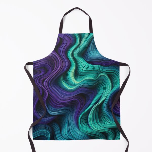 Item preview, Hypnotic Neon Waves Abstract Background designed and sold by VectorPlace.