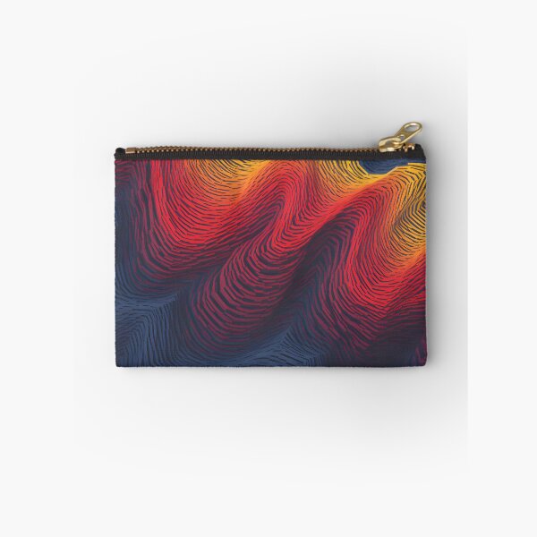 Item preview, Warm and Cool Hues Abstract Wave Art designed and sold by VectorPlace.