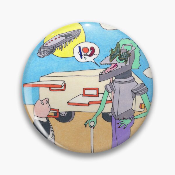 Item preview, Alien desert meeting designed and sold by Sissy Schneider.
