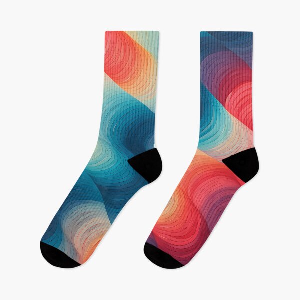 Item preview, Colorful Diagonal Stripes Wavy Texture designed and sold by VectorPlace.