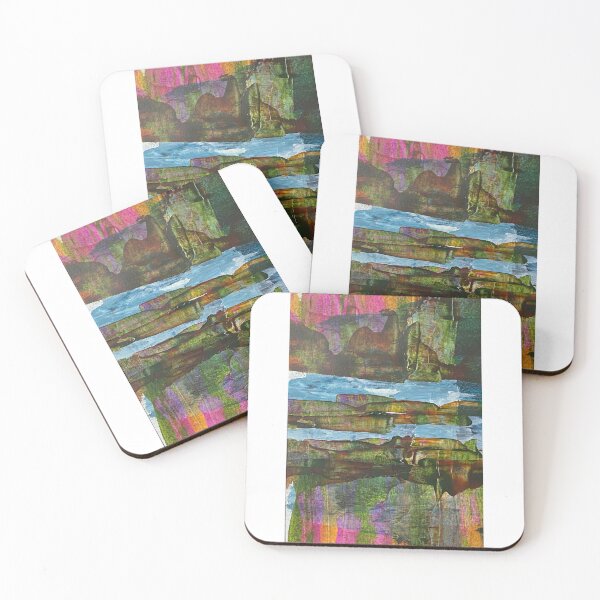 Item preview, Trees and water with a setting sun designed and sold by dv825.