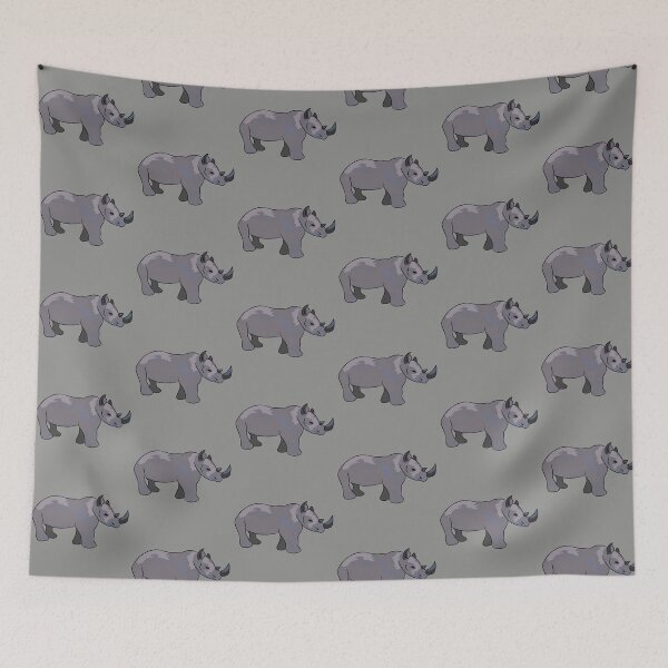 Item preview, Black Rhino - Endangered Species designed and sold by Cryptic-Cat.