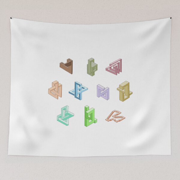 Item preview, Optical Illusion - Impossible Object Group 1 designed and sold by Adzyy.