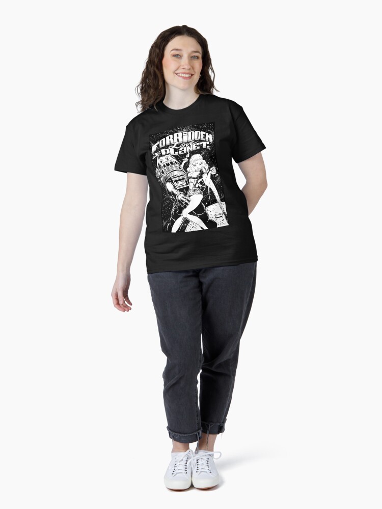 Thumbnail 4 of 7, Classic T-Shirt, FORBIDDEN LOVE PLANET designed and sold by gWebberArts.