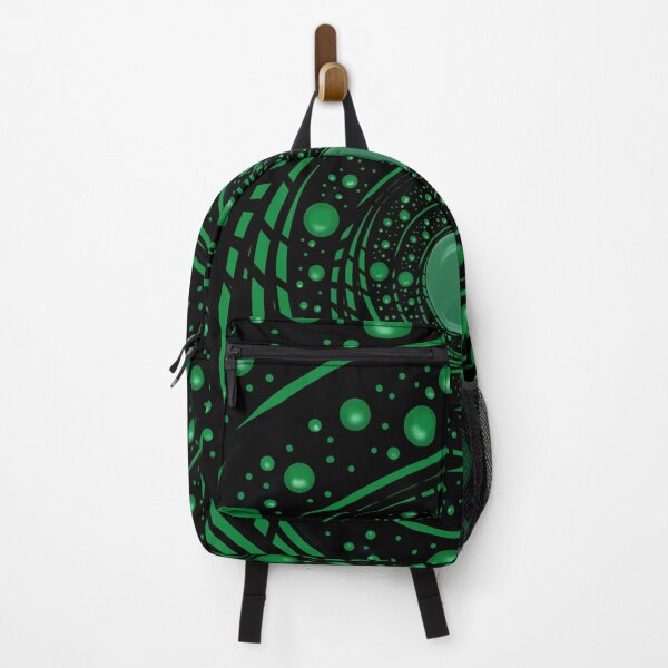 Item preview, Green bubbles abstraction. Round digital drawing  designed and sold by KateQR.