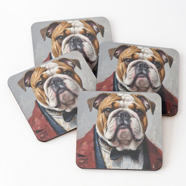 Item preview, Regal Renaissance: Victorian Pet Portrait Design No.5 Bulldog designed and sold by BLUEBAREBONES.