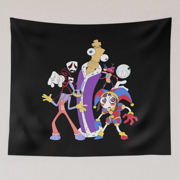 Item preview, Cute Pomni, Ragatha, Gangle, Kinger, Zooble, Caines - the amazing circus designed and sold by kipterdos.