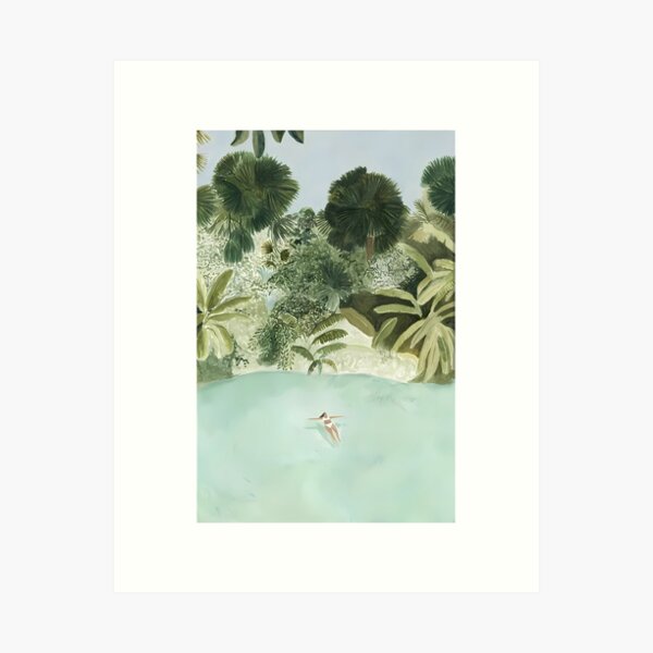 Aperçu de l'œuvre Isabelle Vandeplassche Bathing Girl créée et vendue par arhuoeshop.