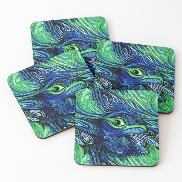 Item preview, Seahawks Bird Pattern designed and sold by Driftwood Spirits.
