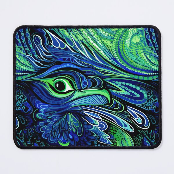 Item preview, Seahawks Bird Pattern designed and sold by Driftwood Spirits.